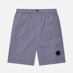 Мужские шорты C.P. Company 50 Fili Stretch Cargo, цвет фиолетовый, размер 46