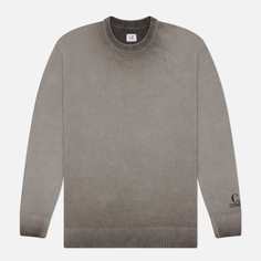 Мужской свитер C.P. Company Chenille Cotton Knit, цвет серый, размер M