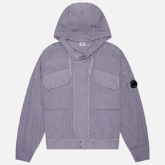 Мужская куртка ветровка C.P. Company Chrome-R Lens Hooded, цвет фиолетовый, размер S