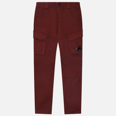 Мужские брюки C.P. Company Sateen Stretch Cargo Lens Side Pockets, цвет коричневый, размер 46