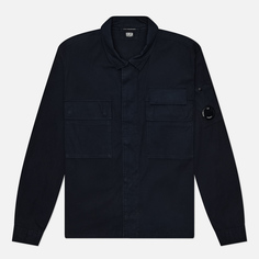 Мужская рубашка C.P. Company Organic Gabardine Lens, цвет синий, размер M