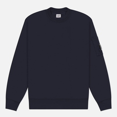 Мужская толстовка C.P. Company Cotton Diagonal Fleece Crew Neck, цвет синий, размер S