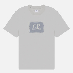 Мужская футболка C.P. Company 30/1 Jersey Logo Label, цвет голубой, размер M