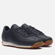 Мужские кроссовки Puma Easy Rider Leather, цвет чёрный, размер 40.5 EU