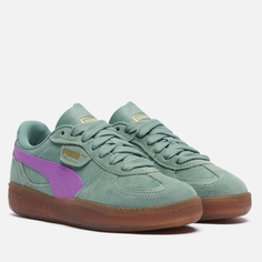 Женские кроссовки Puma Palermo Moda Xtra Gum, цвет зелёный, размер 37 EU