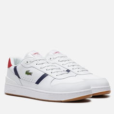 Мужские кроссовки Lacoste T-Clip Set, цвет белый, размер 40.5 EU