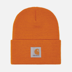 Шапка Carhartt Knit Cuffed, цвет оранжевый