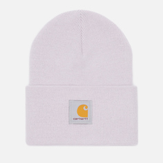 Шапка Carhartt Knit Cuffed, цвет фиолетовый