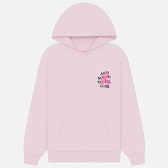 Мужская толстовка Anti Social Social Club Cancelled Hoodie, цвет розовый, размер XS