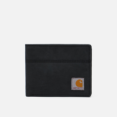 Кошелек Carhartt Saddle Leather Bifold, цвет чёрный