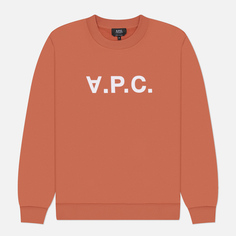Мужская толстовка A.P.C. Standard Grand V.P.C. GOTS, цвет оранжевый, размер S