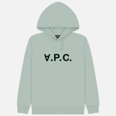 Мужская толстовка A.P.C. Standard Grand V.P.C. GOTS Hoodie, цвет зелёный, размер S