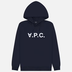 Мужская толстовка A.P.C. Standard Grand V.P.C. GOTS Hoodie, цвет синий, размер S