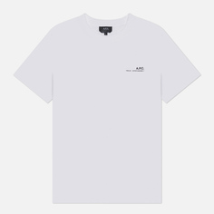 Мужская футболка A.P.C. Standard Item GOTS, цвет белый, размер S