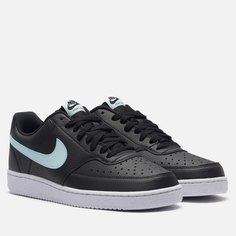 Мужские кроссовки Nike Court Vision Low Next Nature, цвет чёрный, размер 40 EU