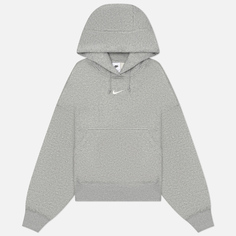 Женская толстовка Nike Phoenix Fleece Oversized Hoodie, цвет серый, размер S
