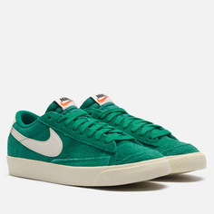 Женские кроссовки Nike Wmns Blazer Low 77 Vintage, цвет зелёный, размер 36.5 EU