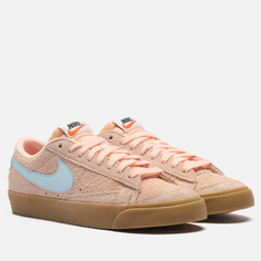 Женские кроссовки Nike Wmns Blazer Low 77 Vintage, цвет розовый, размер 37.5 EU