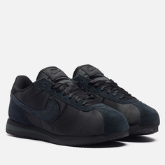 Женские кроссовки Nike Wmns Cortez Textile, цвет чёрный, размер 36.5 EU