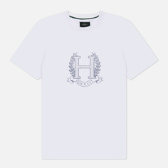 Мужская футболка Hackett Heritage Crest, цвет белый, размер M