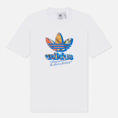 Мужская футболка adidas Originals Q12 Greeting, цвет чёрный, размер S