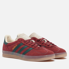 Кроссовки adidas Originals Gazelle Indoor, цвет красный, размер 37.5 EU