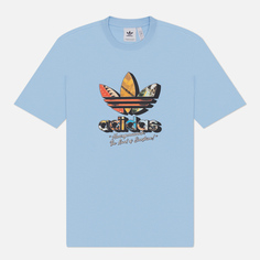 Мужская футболка adidas Originals Q12 Greeting, цвет чёрный, размер S