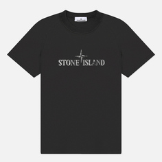 Мужская футболка Stone Island Institutional Two, цвет серый, размер S