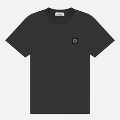 Мужская футболка Stone Island Compass Patch, цвет серый, размер S