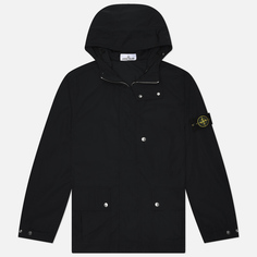 Мужская куртка ветровка Stone Island Micro Twill Hooded, цвет чёрный, размер M