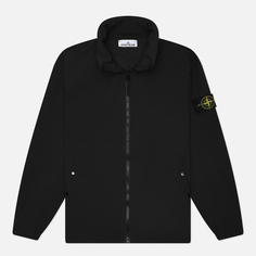 Мужская куртка ветровка Stone Island Light Soft Shell-R E.Dye, цвет чёрный, размер M