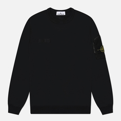 Мужская толстовка Stone Island Cotton Fleece, цвет чёрный, размер M