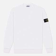 Мужская толстовка Stone Island Organic Cotton Fleece Crew Neck, цвет белый, размер S
