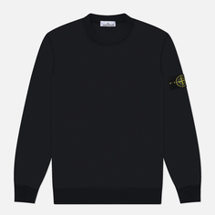 Мужская толстовка Stone Island Organic Cotton Fleece Crew Neck, цвет синий, размер M
