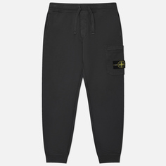 Мужские брюки Stone Island Organic Cotton Fleece, цвет серый, размер S
