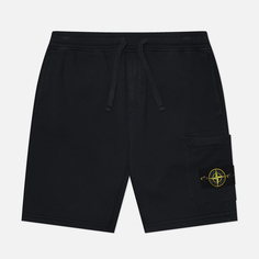 Мужские шорты Stone Island Organic Cotton Fleece, цвет синий, размер M