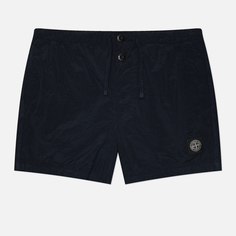 Мужские шорты Stone Island Nylon Metal In Econyl Slim, цвет синий, размер S