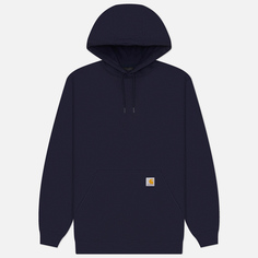 Мужская толстовка Carhartt Loose Fit Midweight Logo Sleeve Graphic Hoodie, цвет синий, размер S