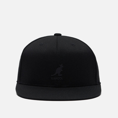 Кепка Kangol Flexfit Flat Peak Baseball, цвет чёрный, размер S-M