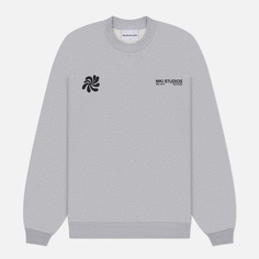Мужская толстовка MKI Miyuki-Zoku Abstract Crewneck, цвет серый, размер S