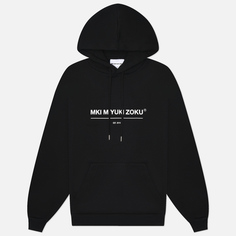 Мужская толстовка MKI Miyuki-Zoku Linear Hoodie, цвет чёрный, размер S
