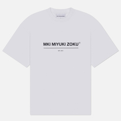 Мужская футболка MKI Miyuki-Zoku Linear, цвет белый, размер S