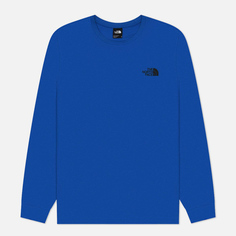 Мужской лонгслив The North Face Redbox Crew Neck, цвет синий, размер S
