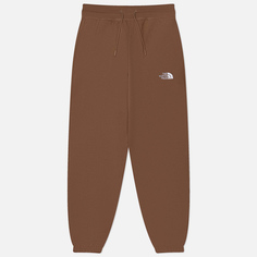 Женские брюки The North Face Essential Relaxed Straight Joggers, цвет коричневый, размер XS
