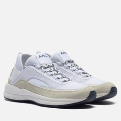Мужские кроссовки A.P.C. Run Around, цвет белый, размер 40 EU