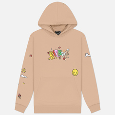 Мужская толстовка RIPNDIP Broken Down Hoodie, цвет бежевый, размер S