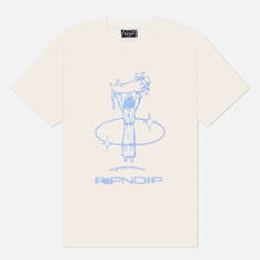 Мужская футболка RIPNDIP Saturn, цвет бежевый, размер S