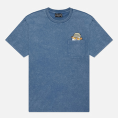 Мужская футболка RIPNDIP Nermal S Thompson Pocket, цвет синий, размер S