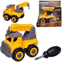 Машинка ABtoys подъемный кран с отверткой (C-00430)