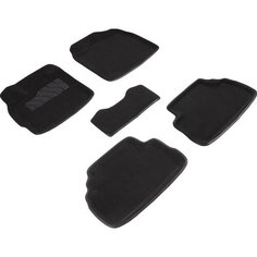 Коврики в салон для Mazda CX-7 I "3D" ворс, черный Sei Ntex